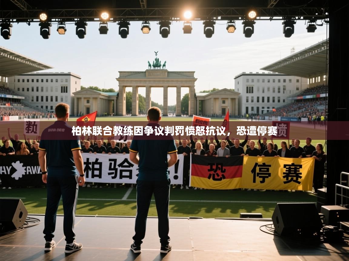 柏林联合教练因争议判罚愤怒抗议，恐遭停赛